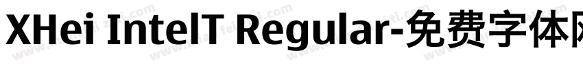 XHei IntelT Regular字体转换